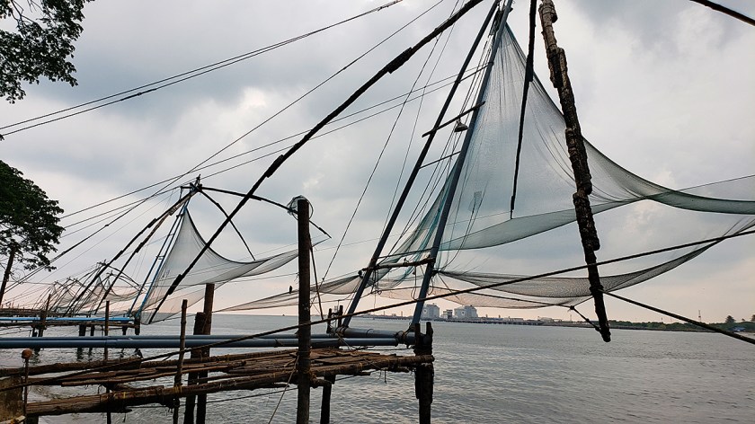 Chinese fishing nets in Kochi