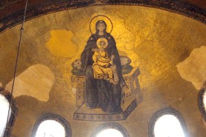 Hagia Sophia’s The Virgin and Child mosaic.