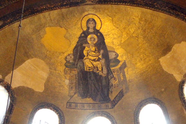 Hagia Sophia’s The Virgin and Child mosaic.